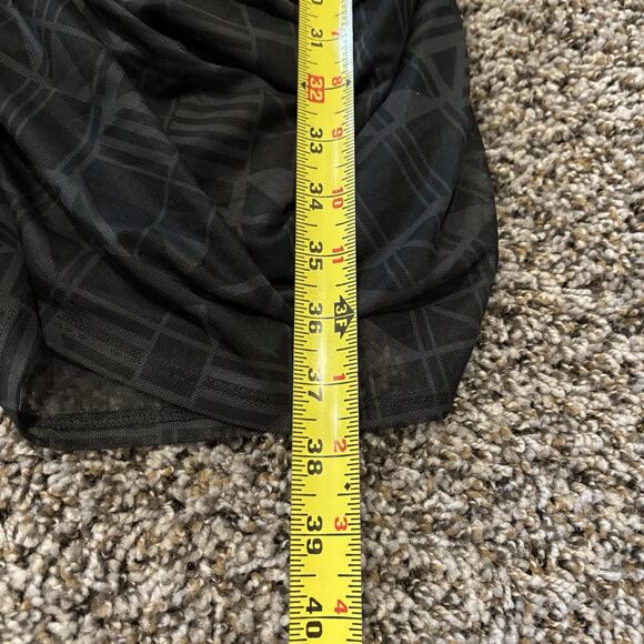 Nike Tank Dress XS Black Shirred Bodycon - Picture 11 of 13